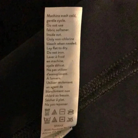 SPANX Black Faux-Leather Leggings - Picture 9 of 10